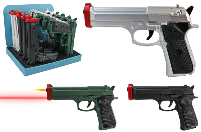 Pistol Torch Lighter with Laser
