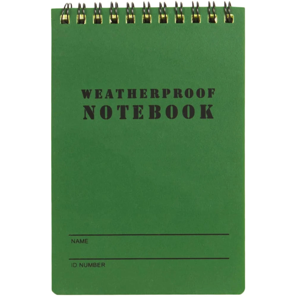 MILITARY STYLE WEATHERPROOF NOTEBOOK