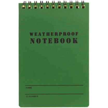 MILITARY STYLE WEATHERPROOF NOTEBOOK