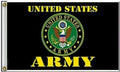 ARMY ROUND LOGO FLAG