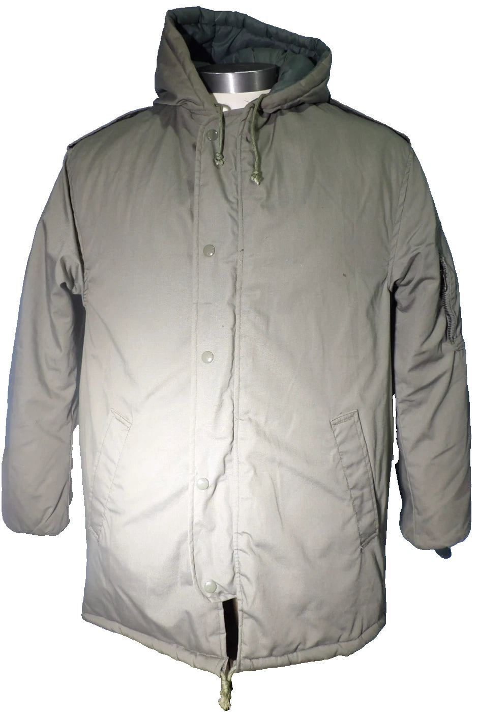 IDF ISRAELI ARMY DUBON WINTER COAT QUILTED LINER OLIVE GREEN MEDIUM