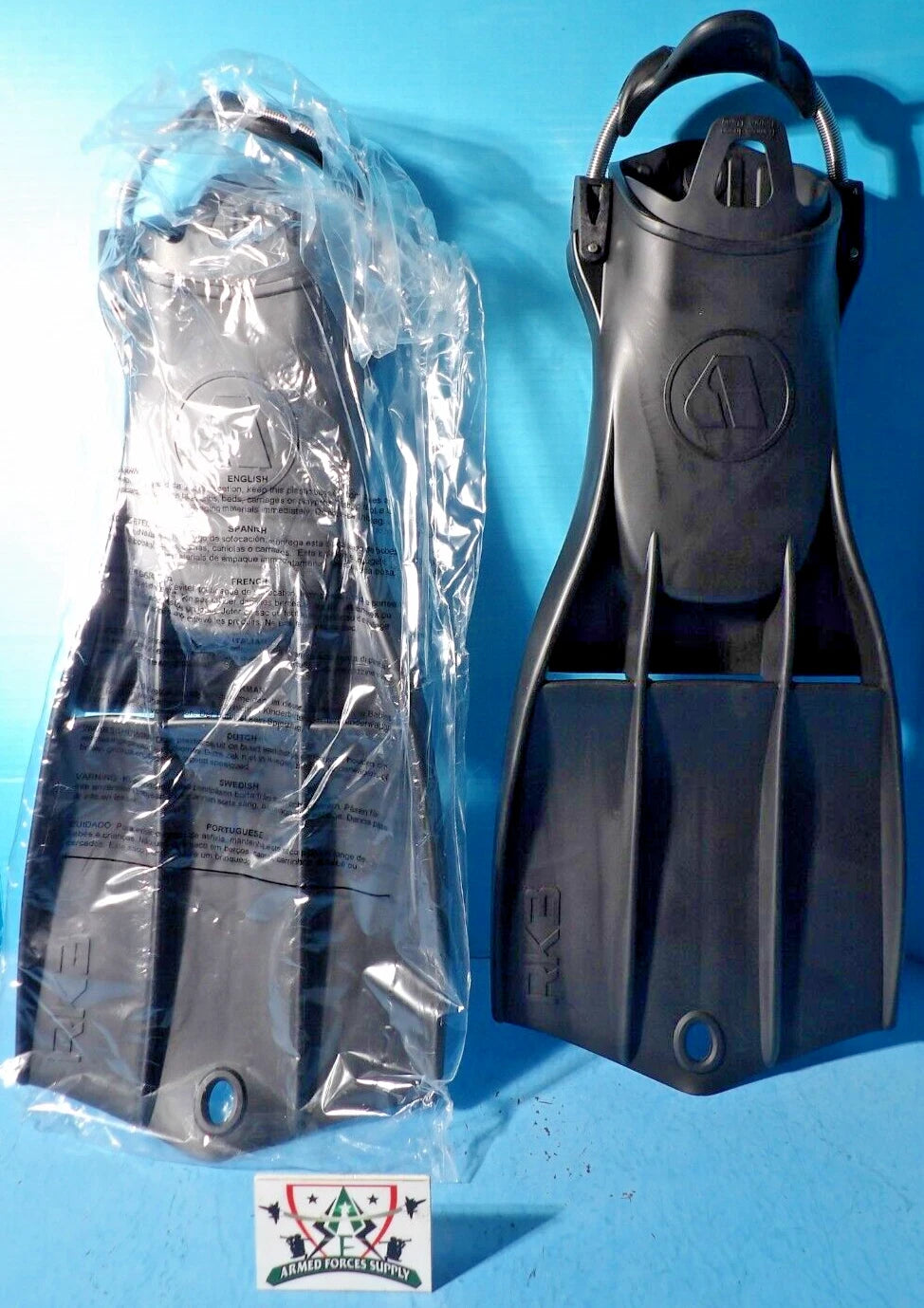 APEKS RK3 FLIPPERS SWIMMING DIVING SCUBA FINS
