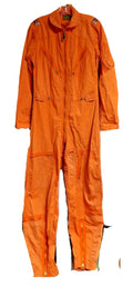 VINTAGE ORANGE USAF K-2B VERY LIGHT FLIGHT SUIT VIETNAM ERA COVERALLS SMALL LONG