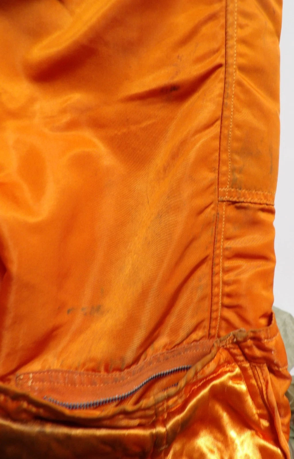 VIETNAM ERA VINTAGE CWU-1/P ORANGE FLYING COVERALL FLIGHT SUIT MEDIUM LONG