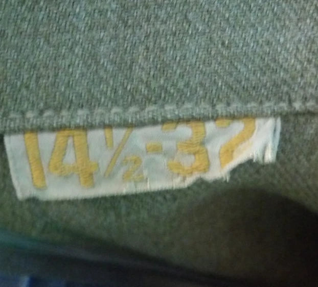 VINTAGE WW2 SHIRTS & TROUSERS, SHIRTS 14.5 x 32/33, TROUSERS WAIST 28 INSEAM 33