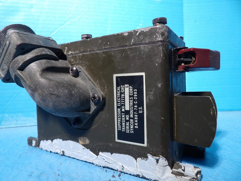 SUPPRESSOR ELECTRICAL TRANSIENT MX-7777B/GRC SYNCOR INDUSTRIES ARMY RADIO