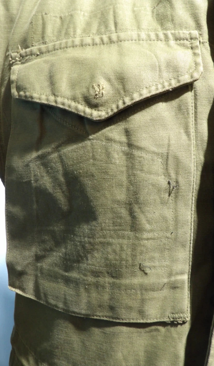 VINTAGE ARMY M-1951 FIELD JACKET 0G-107 OD GREEN XTRA SMALL REGULAR