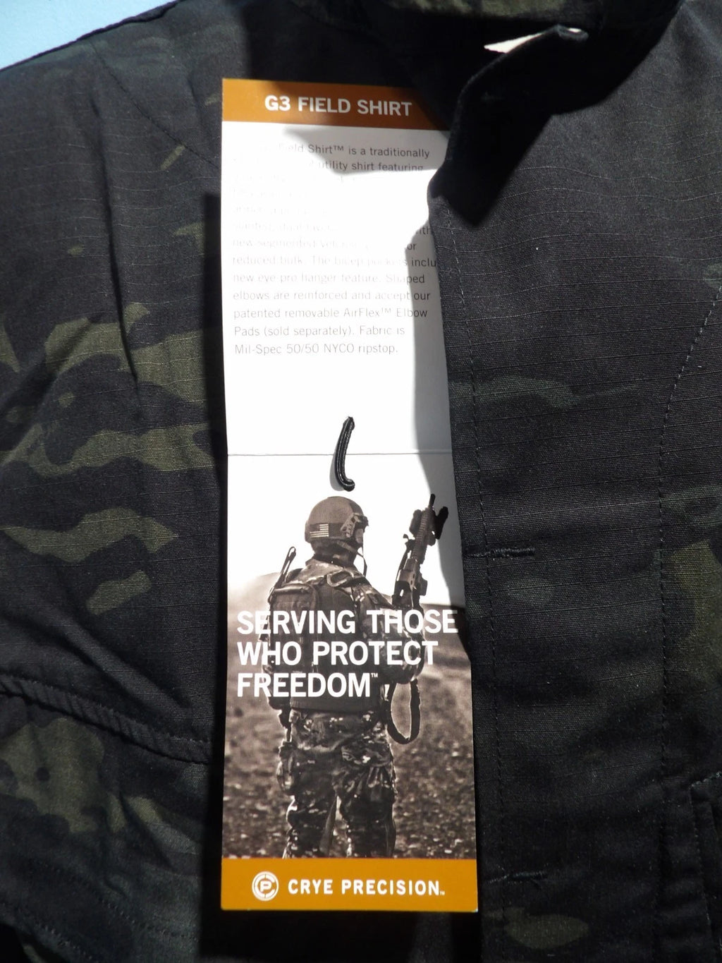 CRYE PRECISION G3 FIELD SHIRT XLR BLACK MULTICAM
