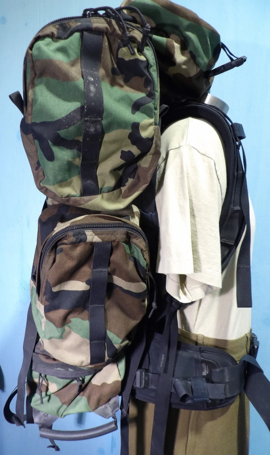 GREGORY SPEAR BACKPACK - UM21 MILITARY RUCKSACK M81 WOODLAND INTERNAL FRAME RUCK