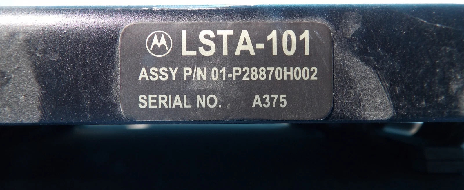 MOTOROLA LSTA-101 01-P28870H002 MOUNTING BASE ELECTRICAL EQUIPMENT