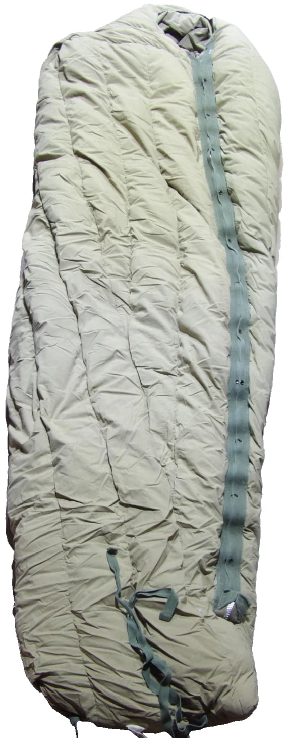VTG USGI M-1949 MOUNTAIN SLEEPING BAG DOWNFILLED ARCTIC SIZE LARGE WITH COVER