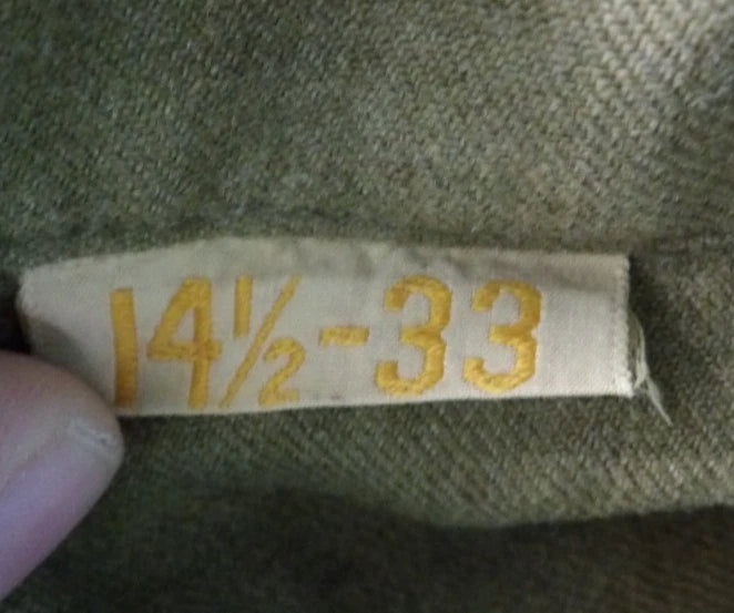 VINTAGE WW2 SHIRTS & TROUSERS, SHIRTS 14.5 x 32/33, TROUSERS WAIST 28 INSEAM 33