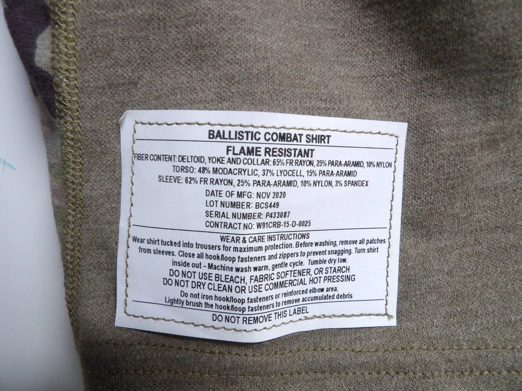 US ARMY OCP BCS COMBAT SHIRT XTRA SMALL FEMALE