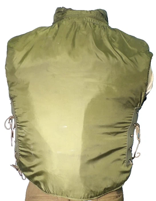 VIETNAM ERA M-69 ARMY FLAK VEST 3/4 COLLAR SIZE MEDIUM DATED 1969