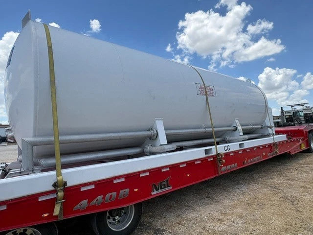 6000 GAL CRYOGENIC LIQUID STORAGE TANK NITROGEN OXYGEN SKID MOUNTED STAINLESS