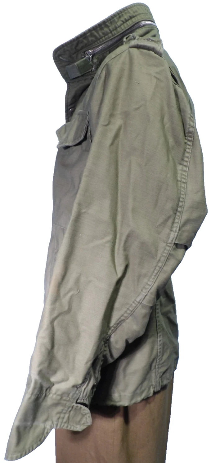 VINTAGE 70S VIETNAM ERA M65 COLD WEATHER FIELD COAT SMALL SHORT