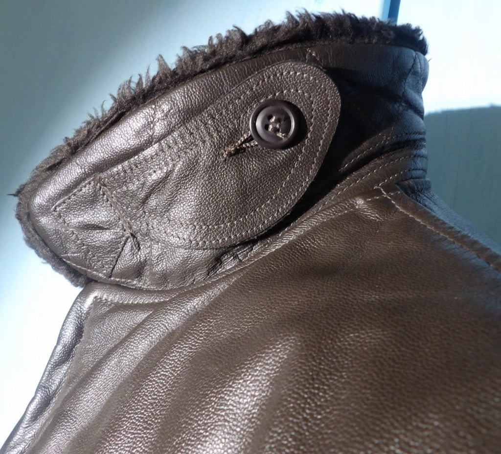 VINTAGE USN G-1 INTERMEDIATE LEATHER FLYERS JACKET