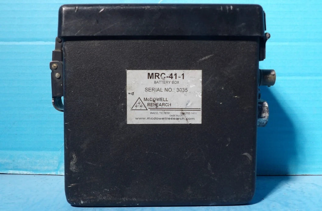 MRC-41-1 MCDOWELL RESEARCH BATTERY BOX AN/PRC