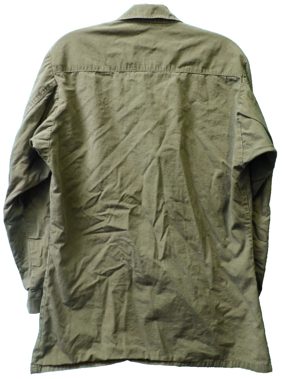 VIETNAM ERA OG107 RIPSTOP POPLIN COAT SHIRT TROPICAL JUNGLE DATED 69 SMALL LONG