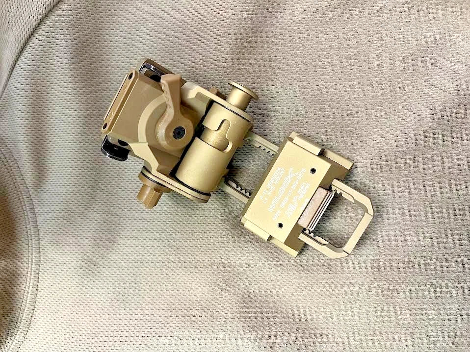 WILCOX L4 G24 HELMET MOUNT TAN 5855-01-593-6375 NVG BREAKAWAY BRACKET 28300G24-T