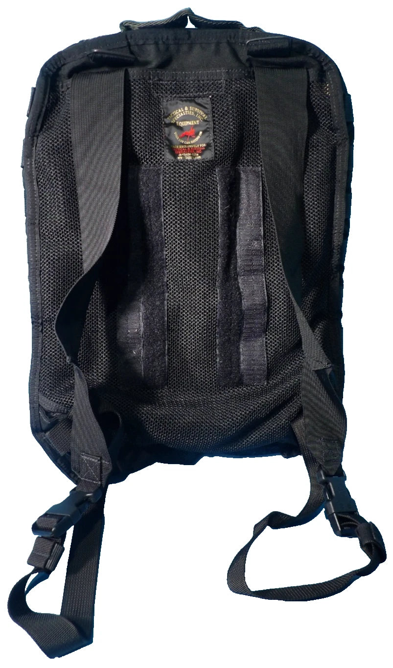 TACOPS M-9 MEDICAL ASSAULT PACK BAG TSSI BACKPACK BLACK