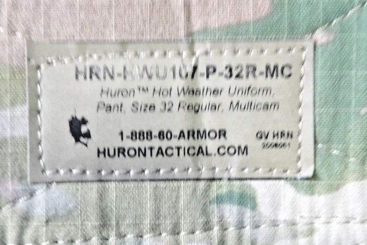 HURON HOT WEATHER JUNGLE JSOC MULTICAM PANTS 32R
