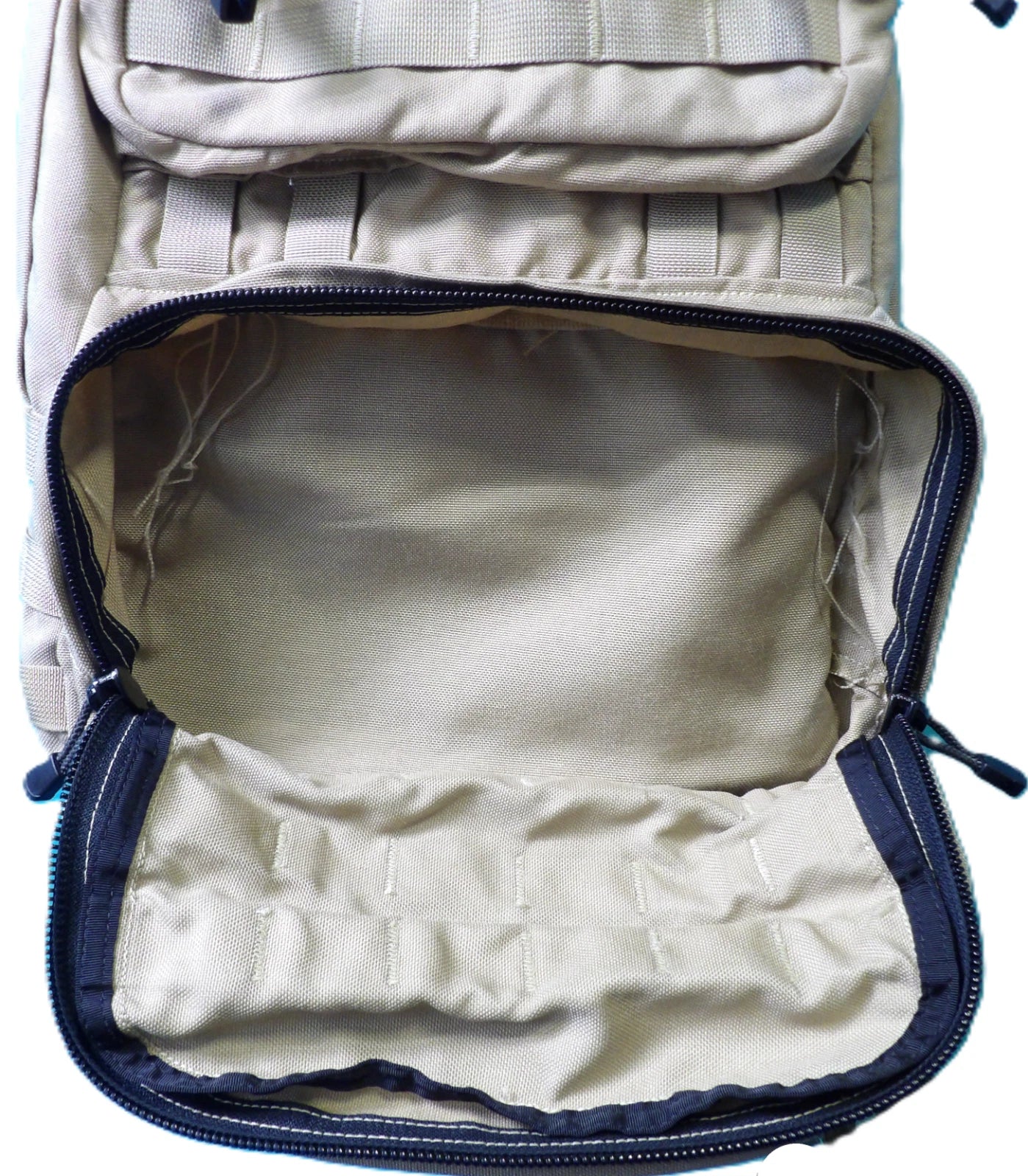 SPEC OPS T.H.E TACTICAL BACKPACK TAN W/ MOBILE OFFICE INSERT