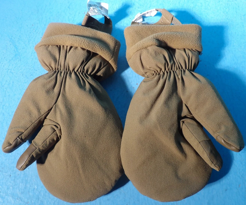 GOROG EXTREME COLD WEATHER SNIPER SHOOTING MITTEN COYOTE W/LINER SIZE LARGE
