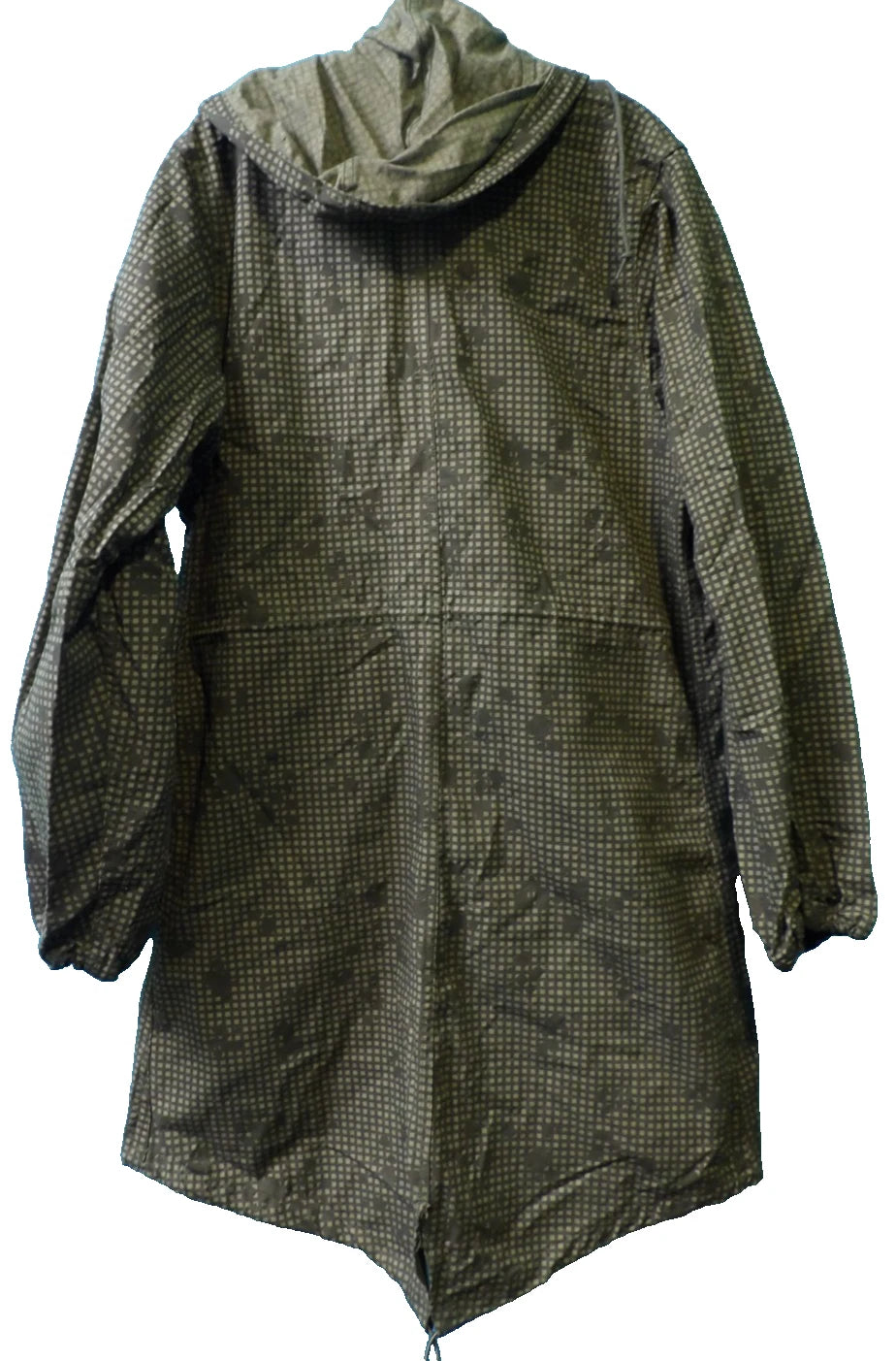 DESERT NIGHT CAMO UNIFORM SET, FISHTAIL PARKA SMALL, PANTS SMALL REGULAR.