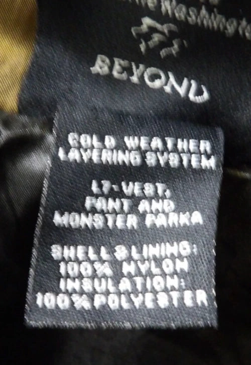 BEYOND CLOTHING COYOTE L7 MONSTER PARKA & PANTS XL