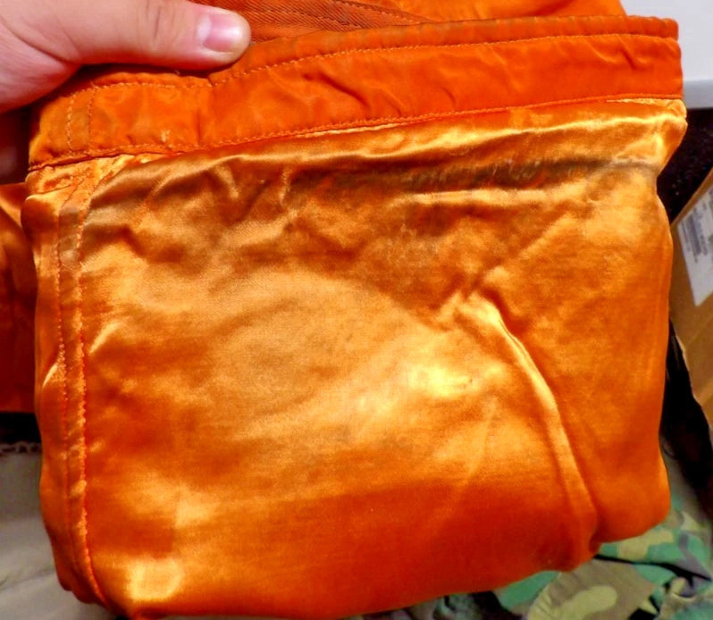 VIETNAM ERA VINTAGE CWU-1/P ORANGE FLYING COVERALL FLIGHT SUIT MEDIUM LONG