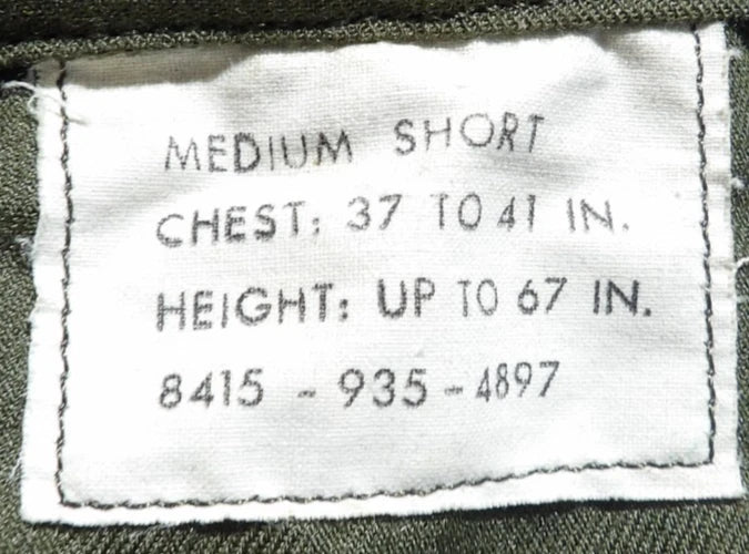 VIETNAM ERA FLYERS FLIGHT SHIRT HOT WEATHER OG-106 MEDIUM SHORT