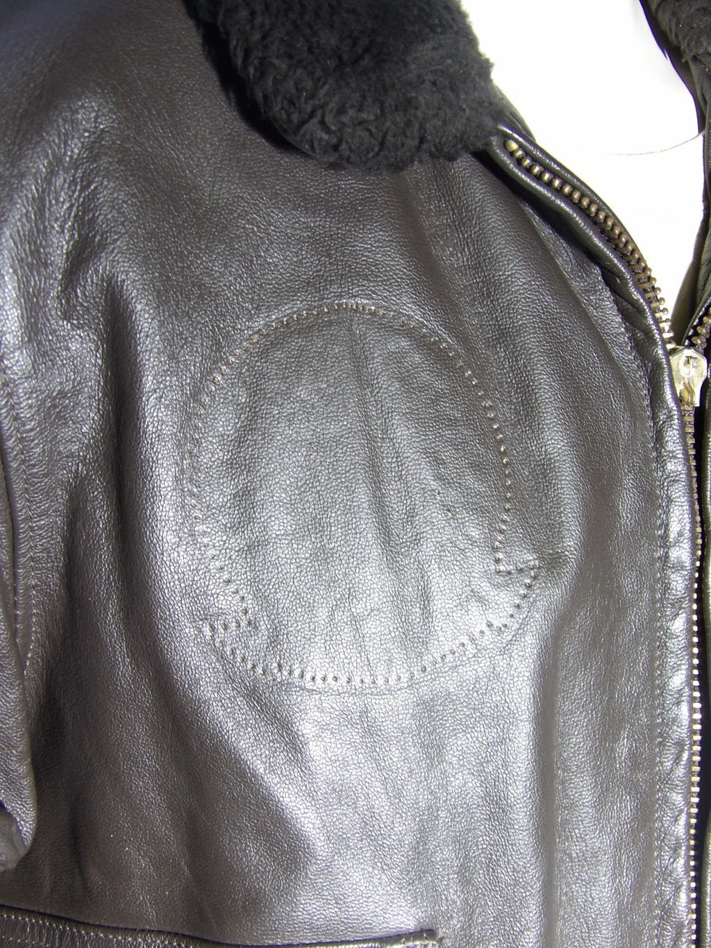 VINTAGE USN G-1 INTERMEDIATE LEATHER FLYERS JACKET