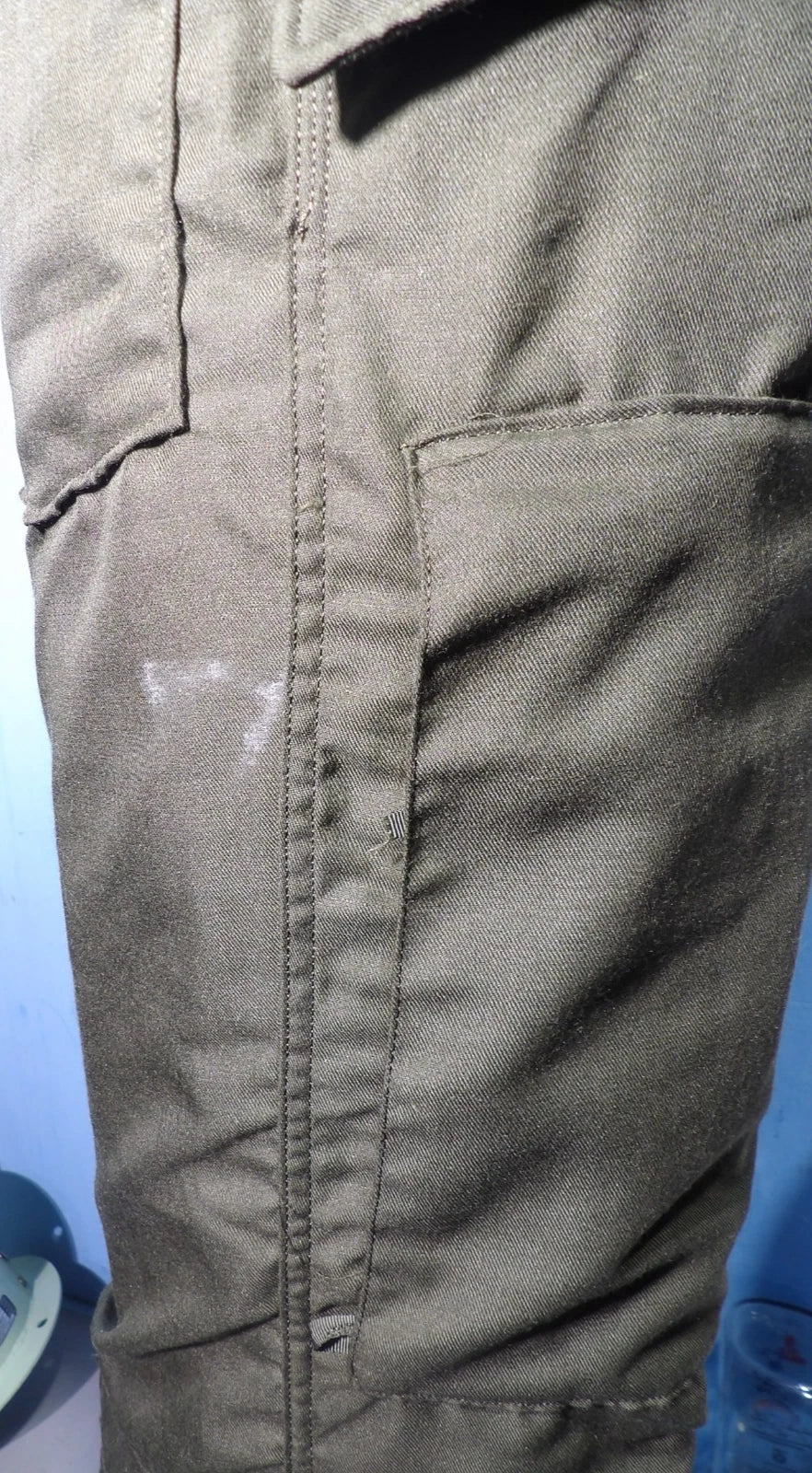 US VIETNAM 2 PIECE FLIGHT SUIT FLYERS HW SHIRT & PANTS MEDIUM SHORT OG106