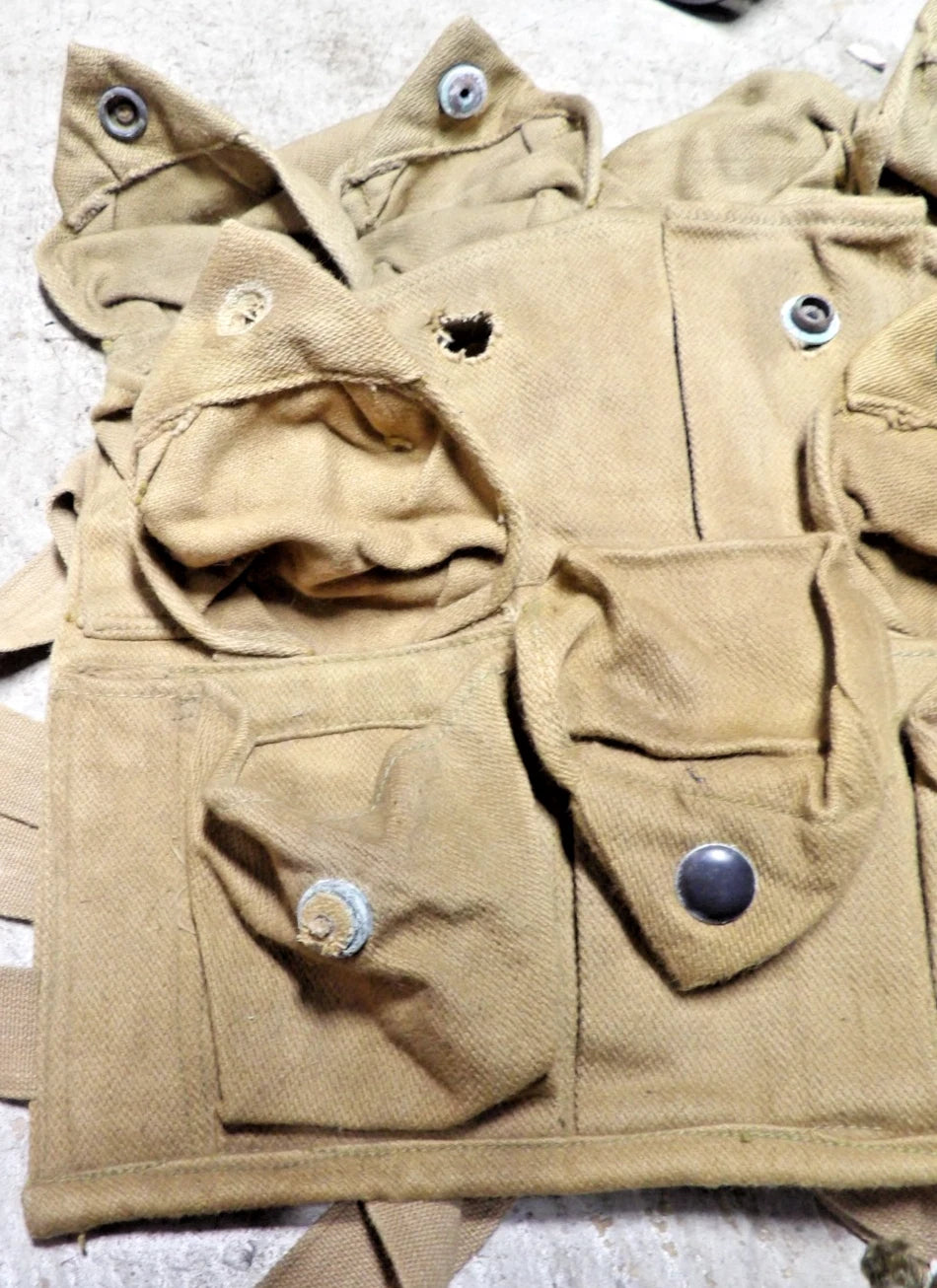WW1 US 11 GRENADE VEST MILITARY CANVAS AMMO POUCH
