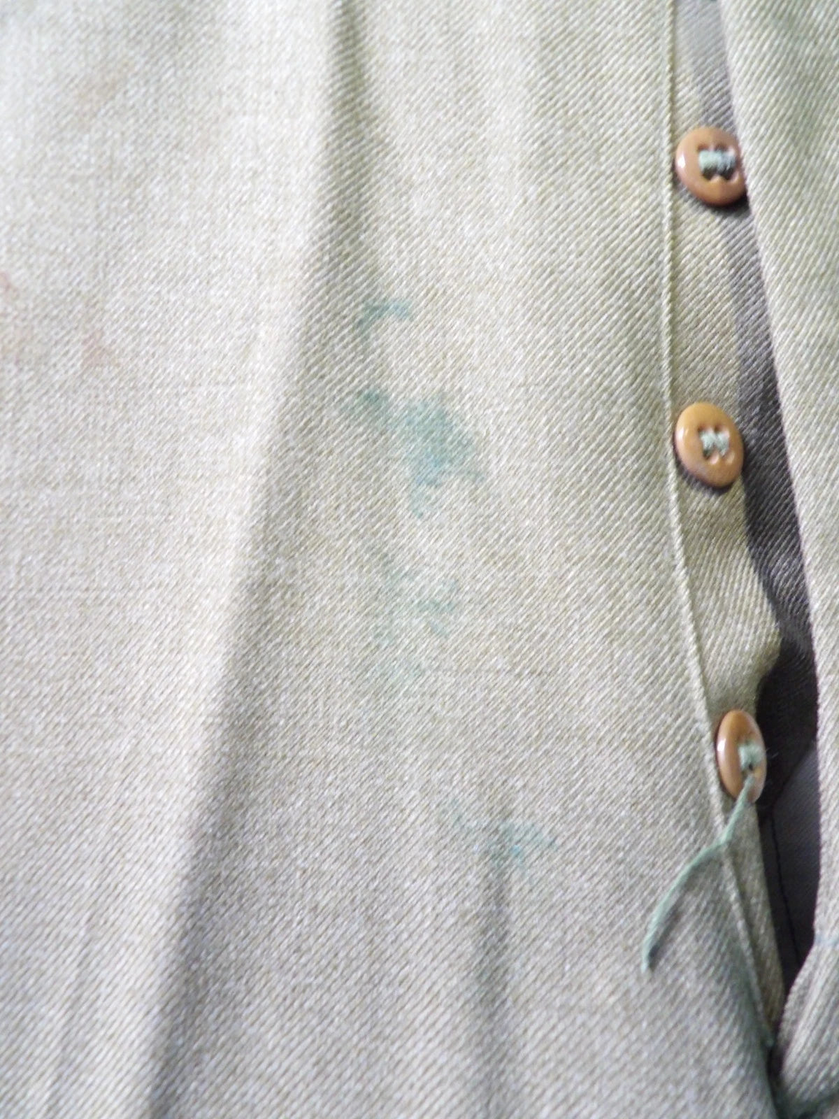 VINTAGE WW2 SHIRTS & TROUSERS, SHIRTS 14.5 x 32/33, TROUSERS WAIST 28 INSEAM 33