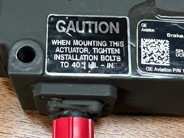 CH47 CHINOOK HELICOPTER ELECTRIC BRAKE 6110-01-118-5556 GE BOEING AIRCRAFT PART