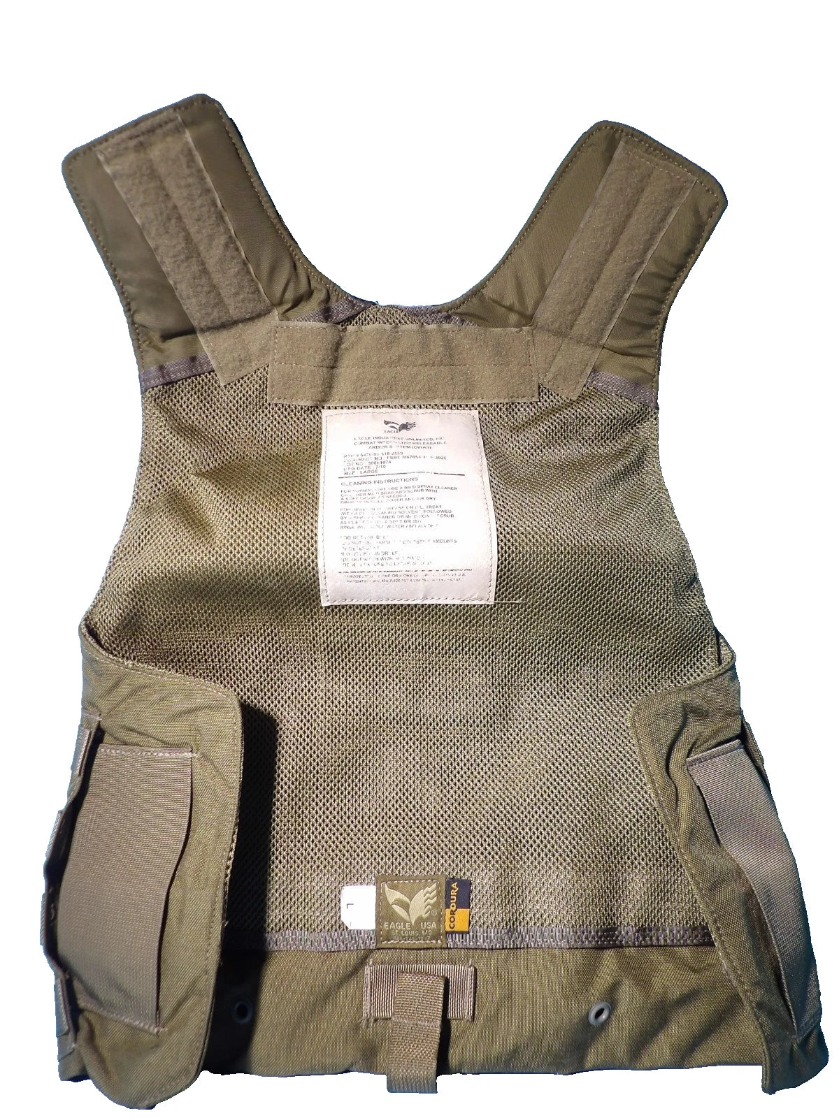 EAGLE INDUSTRIES MC (LAND) CIRAS VEST PLATE CARRIER COYOTE LARGE BALCS FSBE