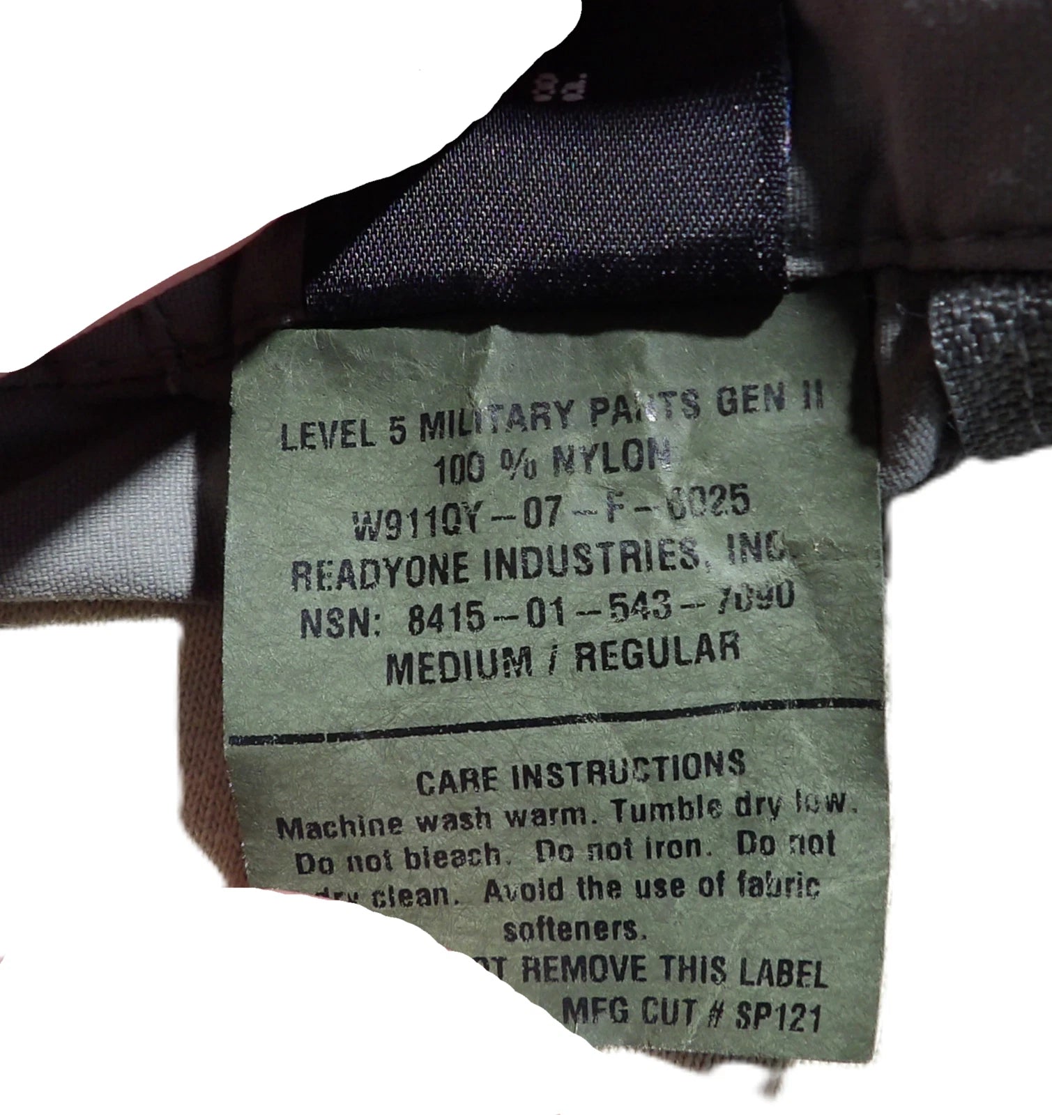 PATAGONIA PCU LEVEL 5 MILITARY PANTS GEN II SOFT SHELL MEDIUM REG