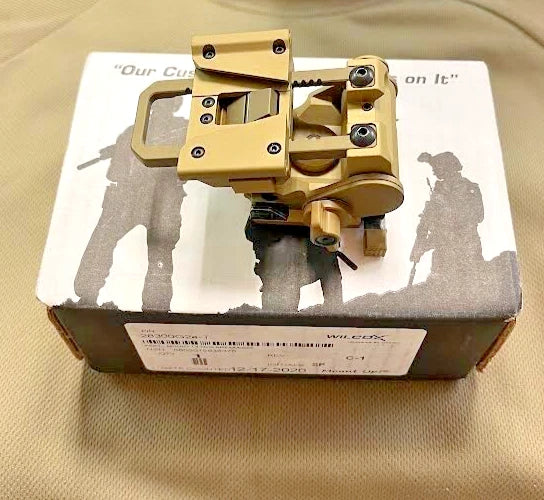 WILCOX L4 G24 HELMET MOUNT TAN 5855-01-593-6375 NVG BREAKAWAY BRACKET 28300G24-T