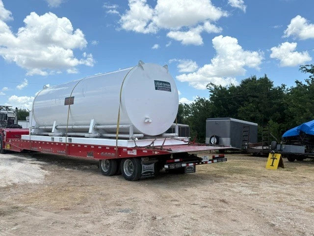 6000 GAL CRYOGENIC LIQUID STORAGE TANK NITROGEN OXYGEN SKID MOUNTED STAINLESS