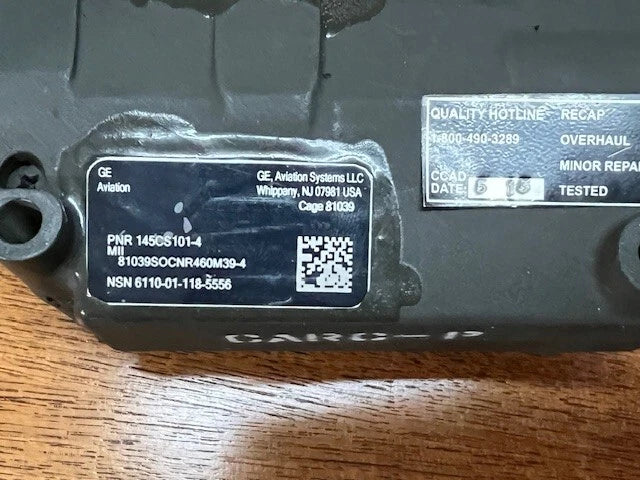 CH47 CHINOOK HELICOPTER ELECTRIC BRAKE 6110-01-118-5556 GE BOEING AIRCRAFT PART
