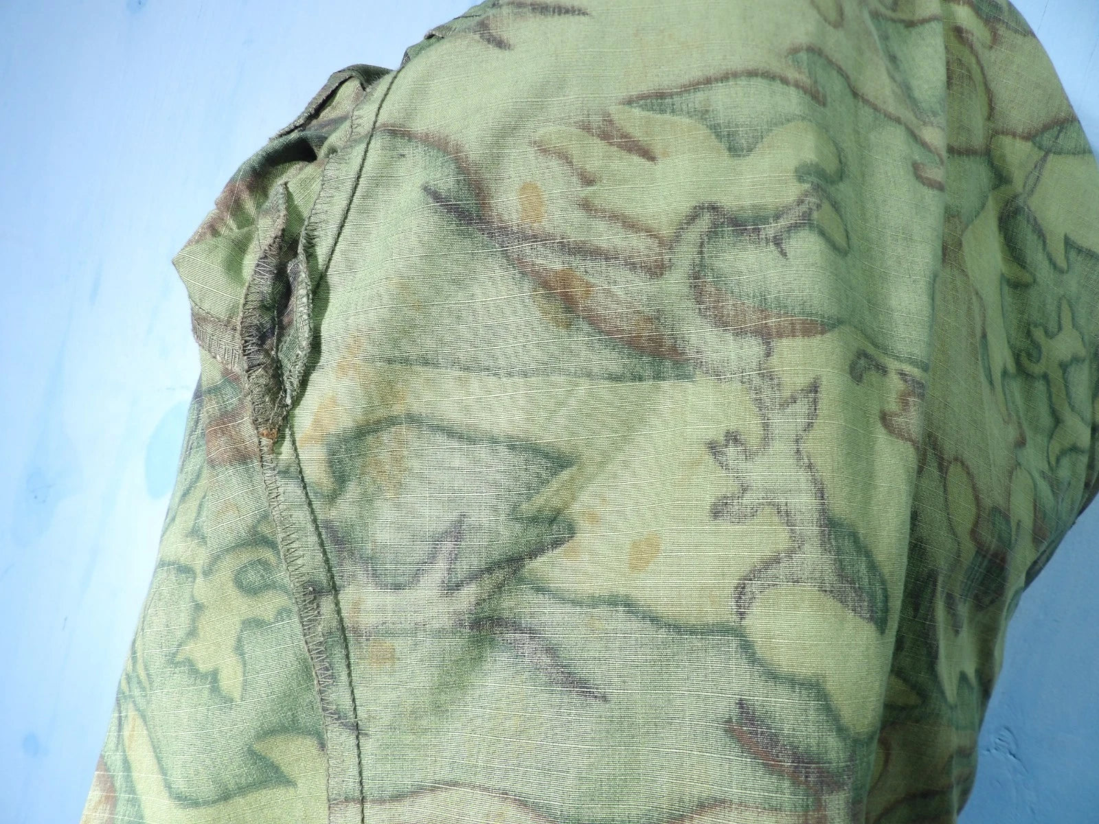 VINTAGE ERDL SLANT POCKET POPLIN SHIRT SMALL LONG