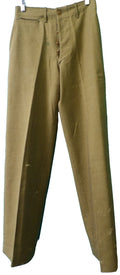 VINTAGE WW2 SHIRTS & TROUSERS, SHIRTS 14.5 x 32/33, TROUSERS WAIST 28 INSEAM 33