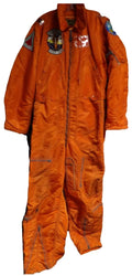 VIETNAM ERA VINTAGE CWU-1/P ORANGE FLYING COVERALL FLIGHT SUIT MEDIUM LONG