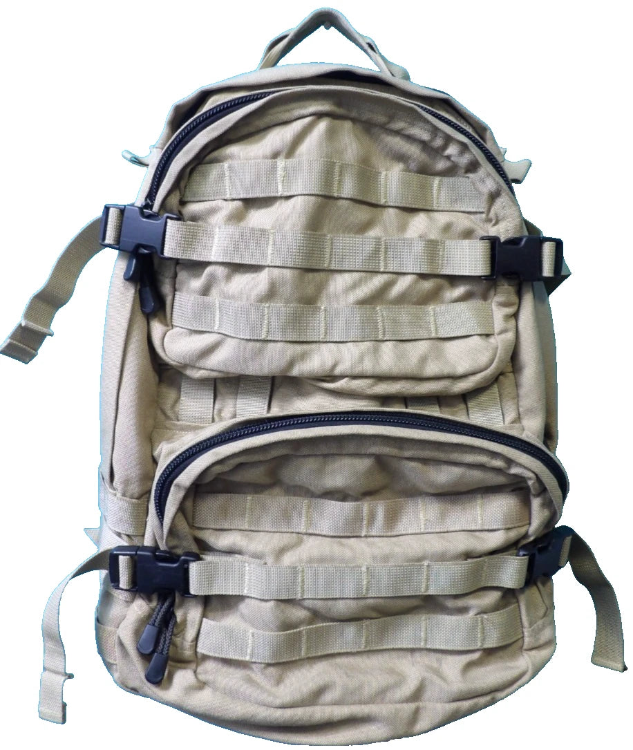 SPEC OPS T.H.E TACTICAL BACKPACK TAN W/ MOBILE OFFICE INSERT