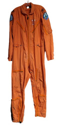 VINTAGE ORANGE USAF K-2B LIGHT FLIGHT SUIT VIETNAM ERA COVERALLS MEDIUM