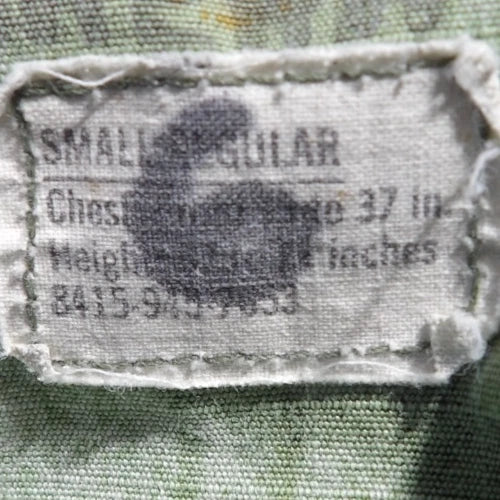 VINTAGE USMC ERDL SLANT POCKET POPLIN SHIRT SMALL REGULAR