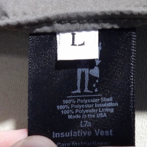 ORC INDUSTRIES PCU LEVEL 7A INSULATED 1/2 ZIPPER PUFFER VEST