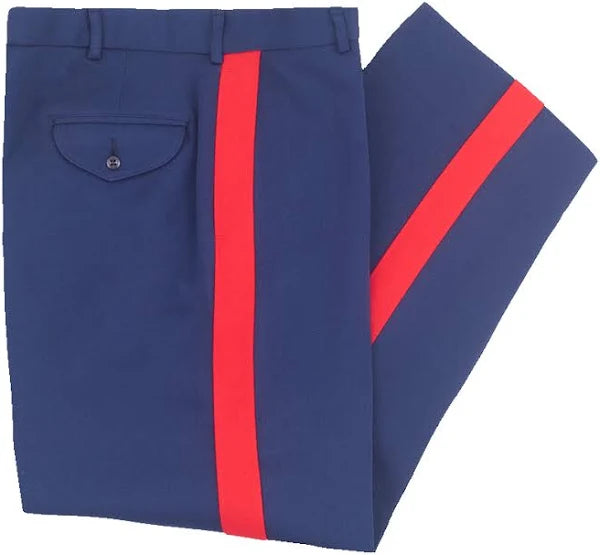 USMC DRESS BLUE PANTS /W STRIPE 31S